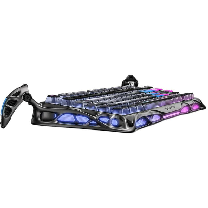 Клавіатура бездротова GravaStar Mercury K1 Pro Cyberpunk (GSK1PRO_CBLK)