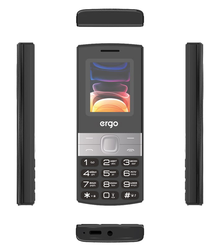 Мобiльний телефон Ergo B185 Dual Sim Black