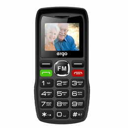 Мобильный телефон Ergo R182 Dual Sim Black