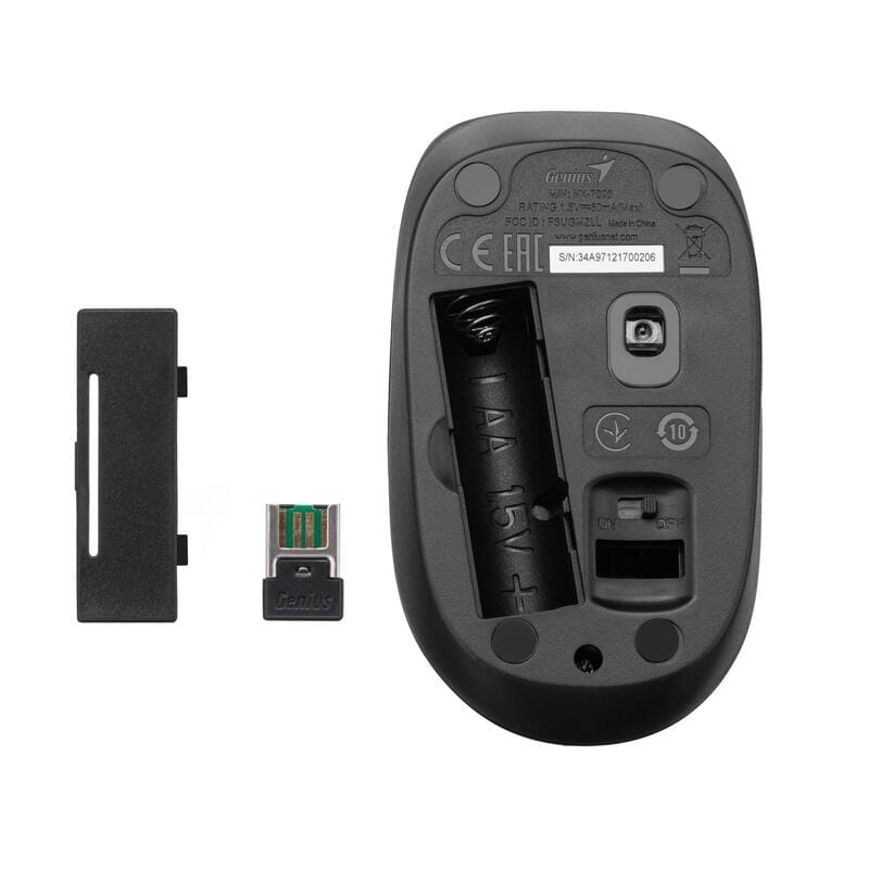 Комплект (клавіатура, миша) бездротовий Genius KM-8200 Black (31340003428)