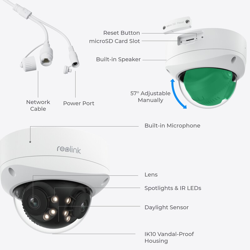 IP-камера Reolink Duo Series P757 (Duo 3V PoE)