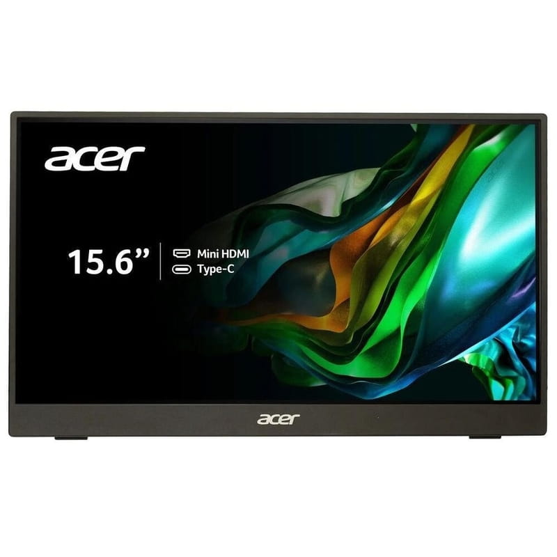 Монитор Acer 15.6" PM161QBBMIUUX (UM.ZP1EE.B02) IPS Black