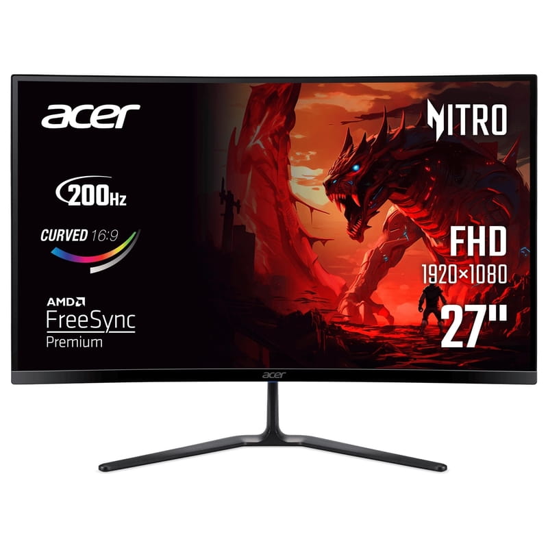 Монитор Acer 27" Nitro ED270X0biip (UM.HE0EE.001) IPS Black 200Hz Curved