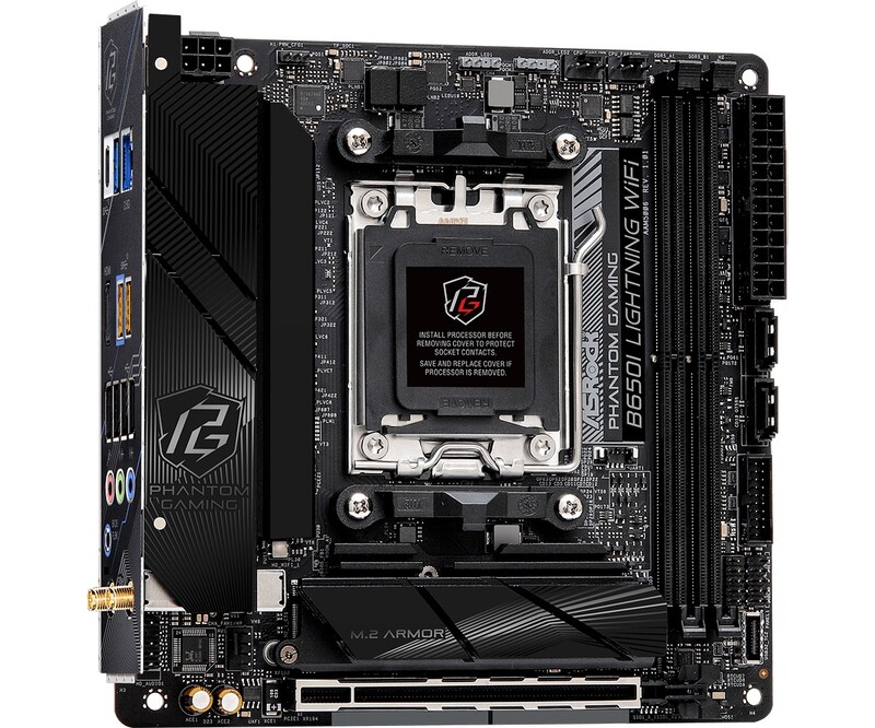 Материнская плата ASRock B650I Lightning WiFi Socket AM5