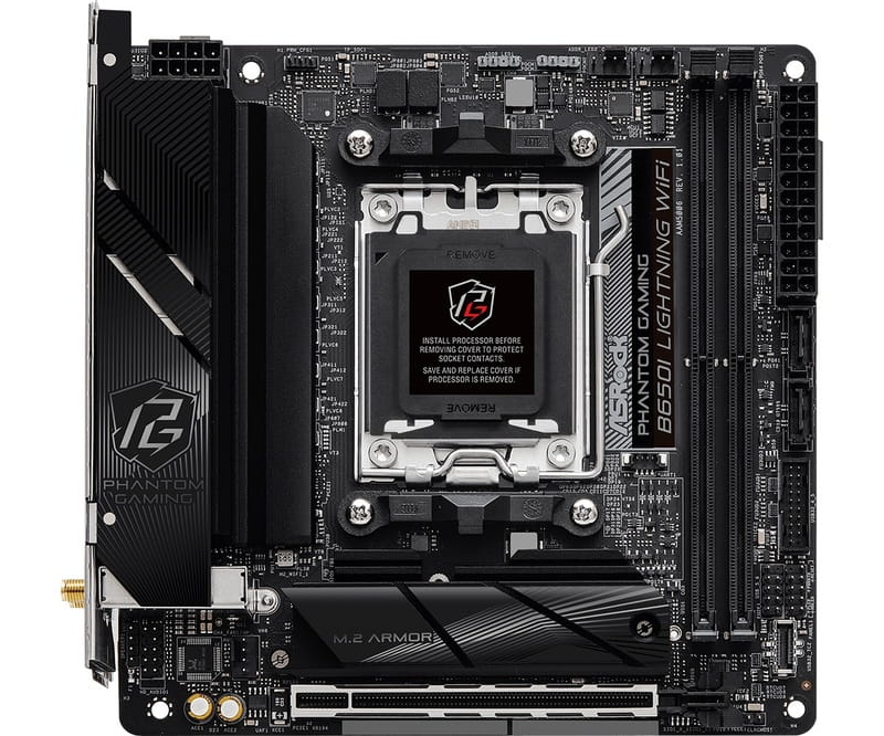 Материнская плата ASRock B650I Lightning WiFi Socket AM5
