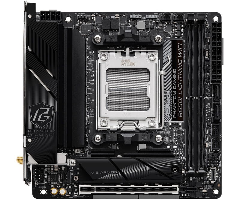 Материнская плата ASRock B650I Lightning WiFi Socket AM5
