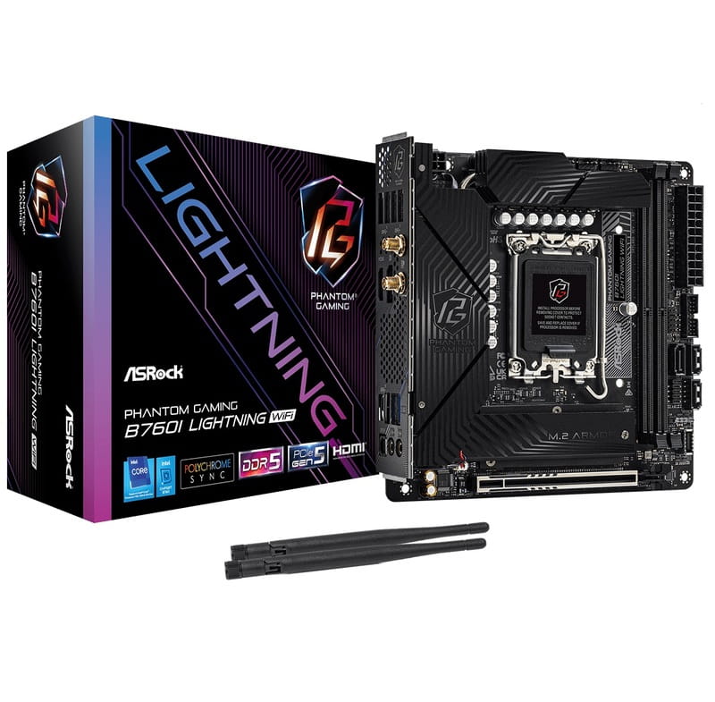 Материнская плата ASRock B760I Lightning WiFi Socket 1700