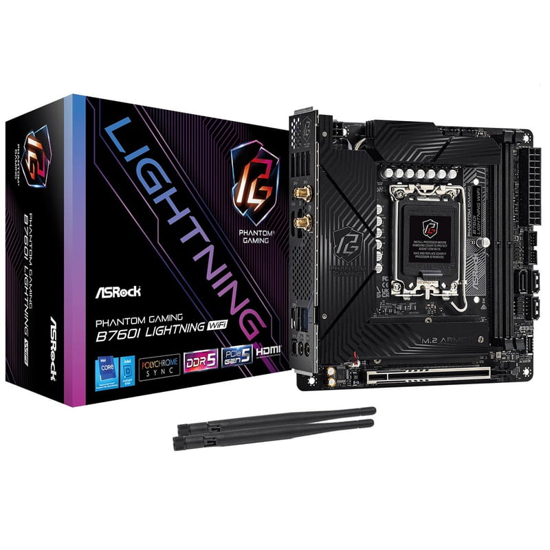 Материнская плата ASRock B760I Lightning WiFi Socket 1700