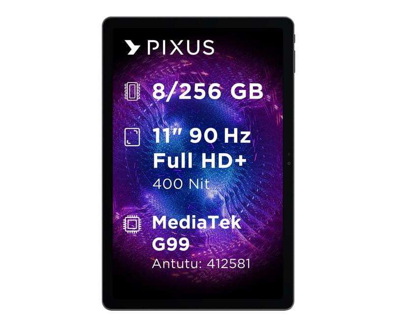 Планшет Pixus Titan 11" 8/256GB 4G Grey