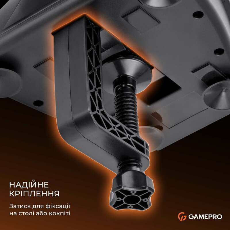 Руль GamePro RW038PM с педалями и коробкой передач