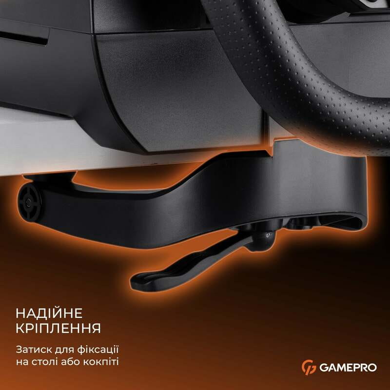 Руль GamePro RW070PM с педалями и коробкой передач