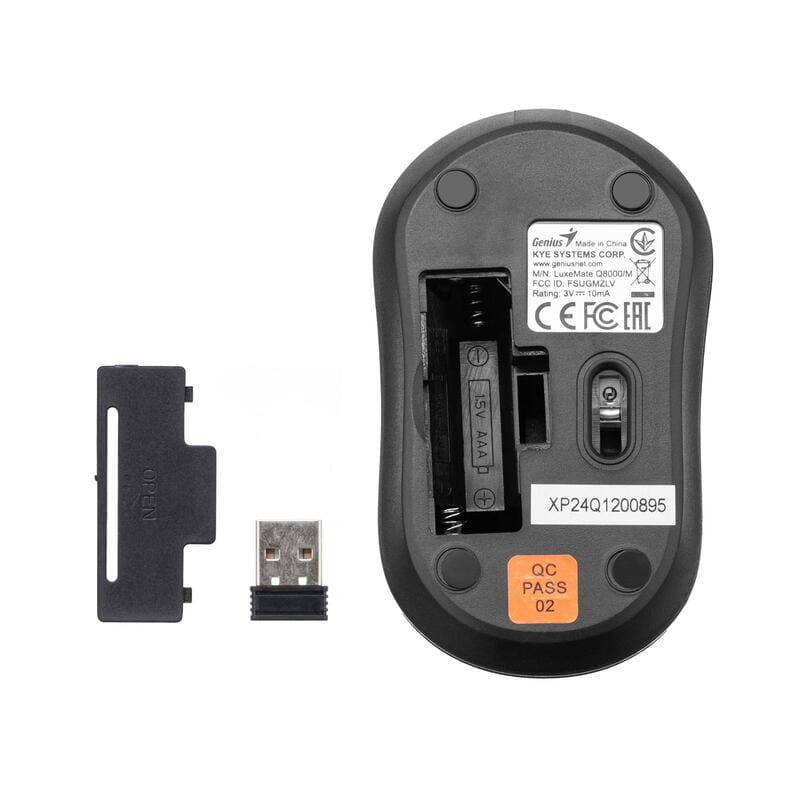 Комплект (клавіатура, миша) бездротовий Genius LuxeMate Q8000 Black (31340013414)