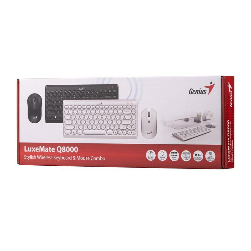 Комплект (клавіатура, миша) бездротовий Genius LuxeMate Q8000 Black (31340013414)