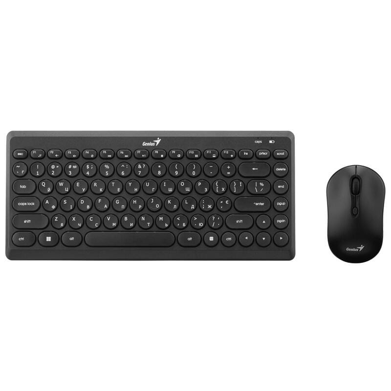 Комплект (клавіатура, миша) бездротовий Genius LuxeMate Q8000 Black (31340013414)