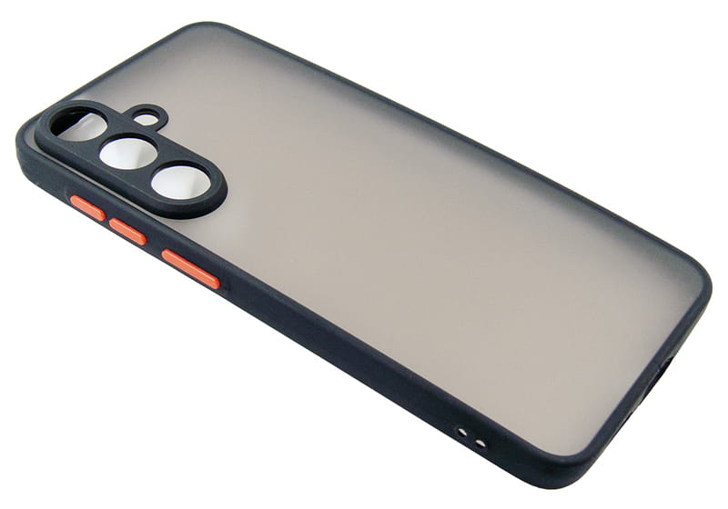 Чeхол-накладка Dengos Matt для Samsung Galaxy S25 FE Black (DG-TPU-MATT-169)