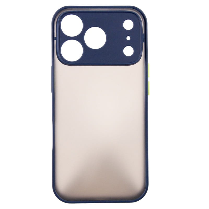 Чeхол-накладка Dengos Matt для iPhone 17 Pro Blue (DG-TPU-MATT-171)