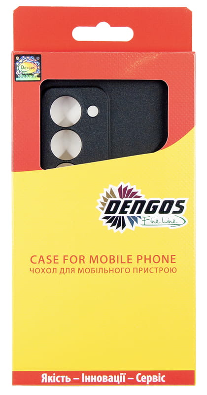 Чeхол-накладка Dengos Carbon для Xiaomi Redmi 15 Black (DG-KM-163) + защитное стекло