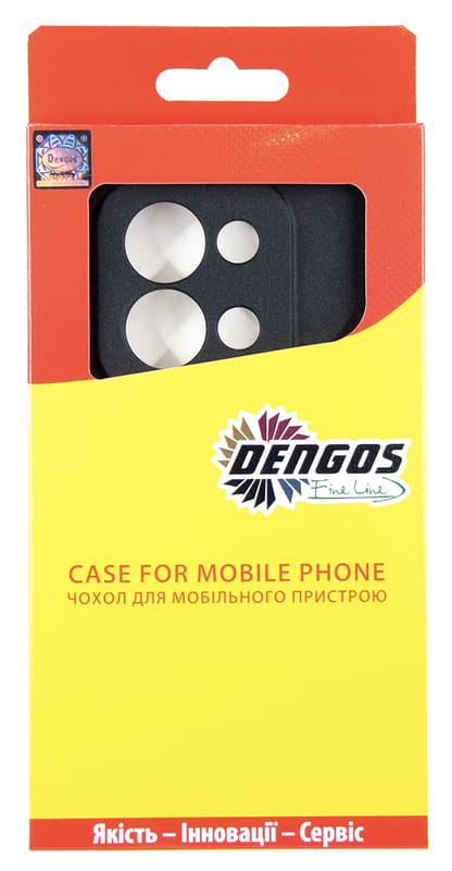 Чeхол-накладка Dengos Carbon для Xiaomi Redmi 15C Black (DG-KM-165) + защитное стекло