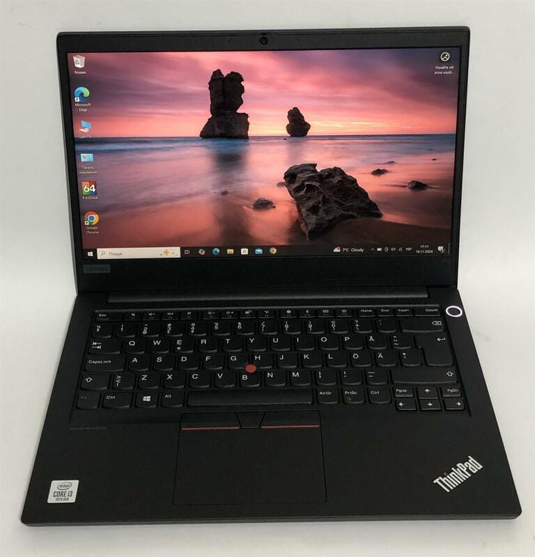 Ноутбук Lenovo ThinkPad E14 G1 / 14" FullHD IPS / i3-10110U / 8GB / 128GB SSD / Win10Pro - Б/у
