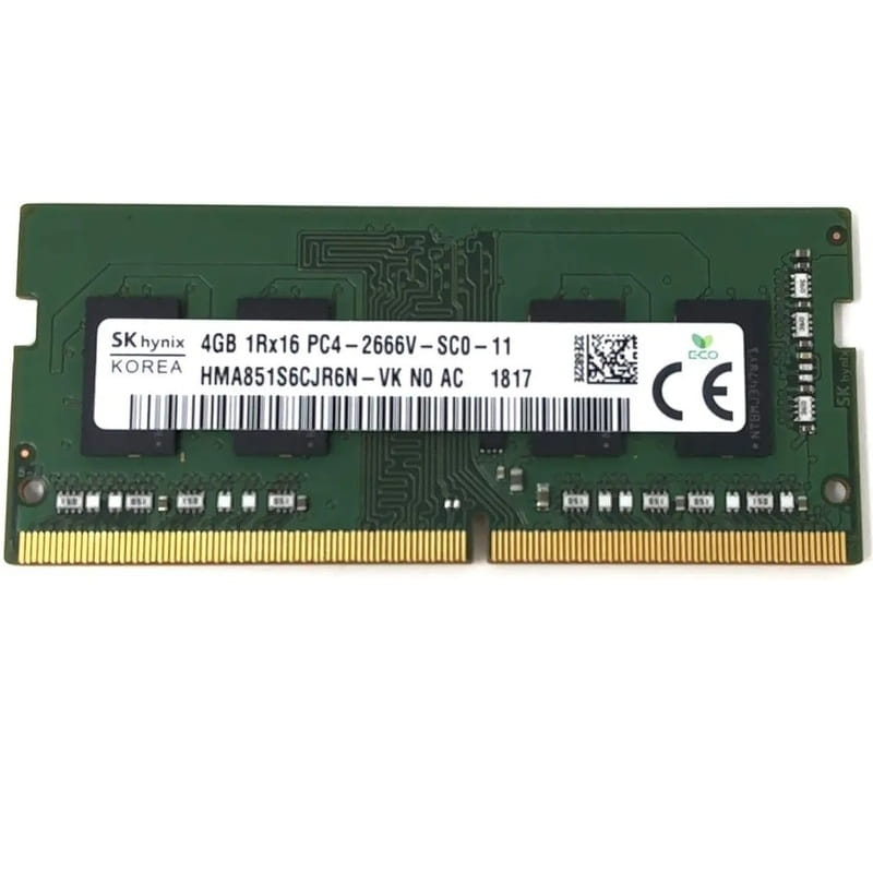 Модуль пам`ятi SO-DIMM DDR4 4GB/2666 Hynix (HMA851S6DJR6N-VK)
