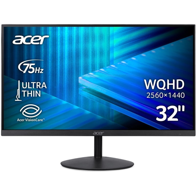 Монітор Acer 31.5" SB322QUAbmiipx (UM.JS2EE.A18) IPS Black