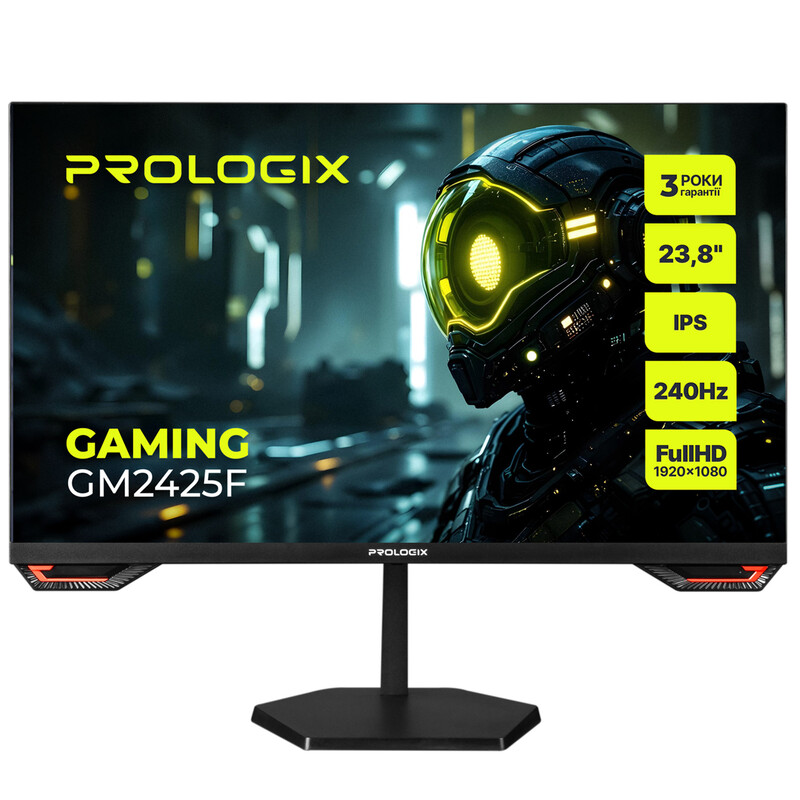 Монітор Prologix Gaming 23.8" GM2425F IPS Black 240Hz