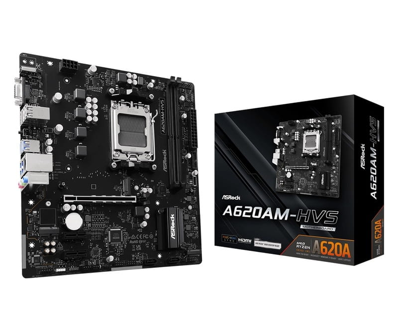 Материнская плата ASRock A620AM-HVS Socket AM5
