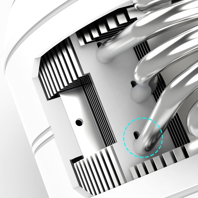 Кулер процессорный Zalman ZET5White