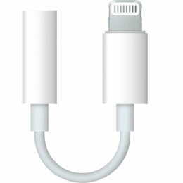 Адаптер Apple Lightning - 3.5 mm (M/F) A1749 White (MMX62) OEM