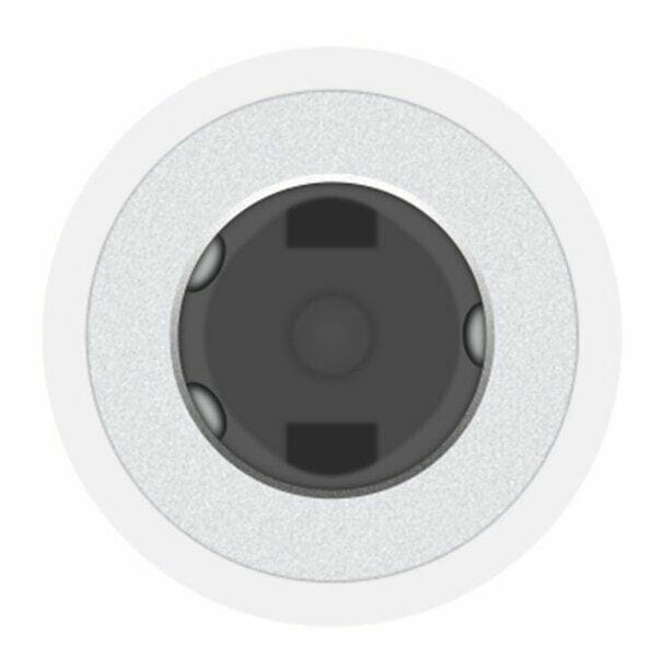 Адаптер Apple Lightning - 3.5 mm (M/F) A1749 White (MMX62) OEM