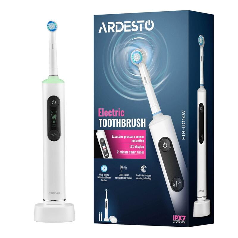 Зубна електрощітка Ardesto ETB-ID114W