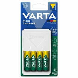 Зарядний пристрiй Varta Plug Charger 4xAA/ААА 2600mAh (57657101461)