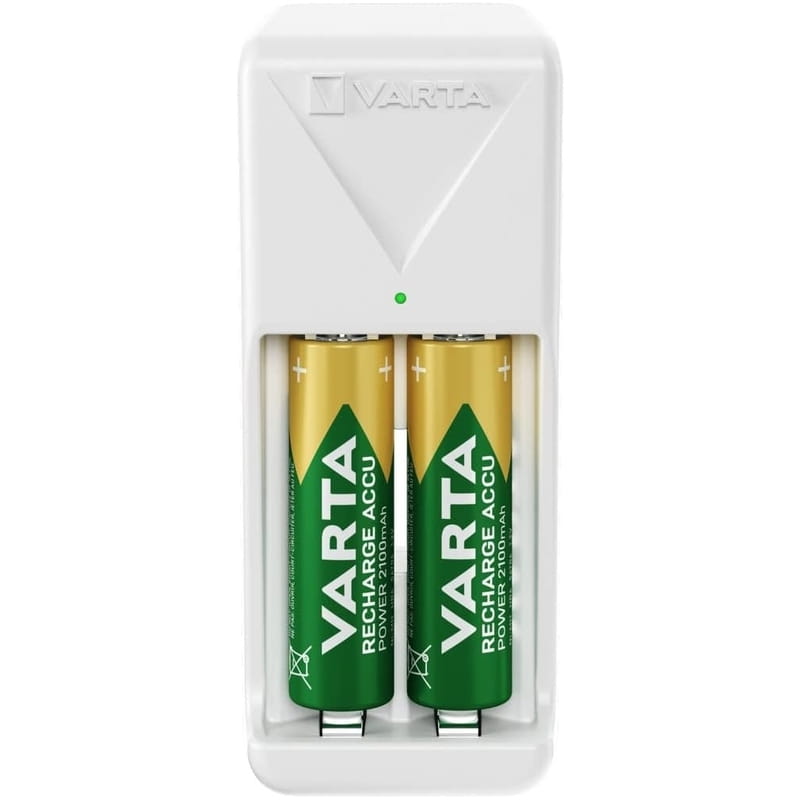 Зарядний пристрiй Varta Mini Charger 2xAA/ААА 2100mAh (57656101451)
