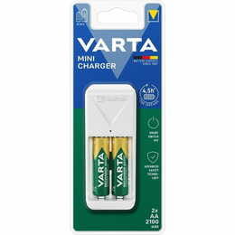 Зарядний пристрiй Varta Mini Charger 2xAA/ААА 2100mAh (57656101451)