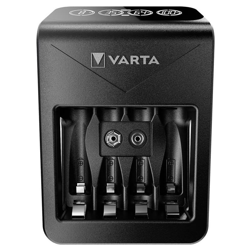 Зарядний пристрiй Varta Lcd Plug Charger 4xAA/ААА 2600mAh (57687101461)