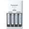 Фото - Зарядний пристрiй Panasonic Basic Charger + Eneloop 4xAA/ААА 800mAh (K-KJ51MCD04E) | click.ua