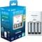 Фото - Зарядний пристрiй Panasonic Basic Charger + Eneloop 4xAA/ААА 800mAh (K-KJ51MCD04E) | click.ua