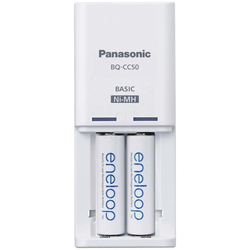 Зарядний пристрiй Panasonic Compact Charger + Eneloop 2xAA/ААА 2000mAh (K-KJ50MCD20E)