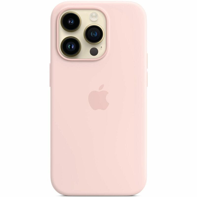 Чехол-накладка Apple Silicone Case with MagSafe для Apple iPhone 14 Pro Max Chalk Pink (MPTT3)