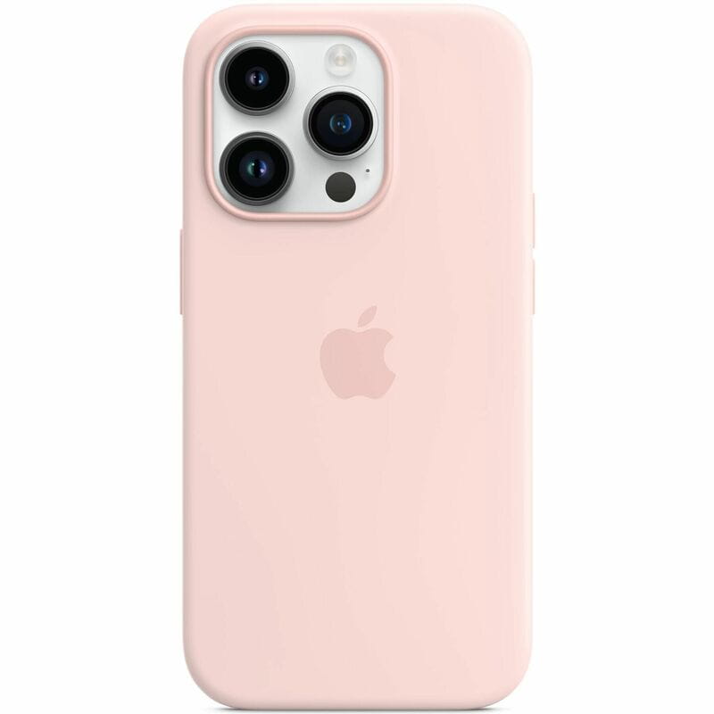 Чехол-накладка Apple Silicone Case with MagSafe для Apple iPhone 14 Pro Max Chalk Pink (MPTT3)