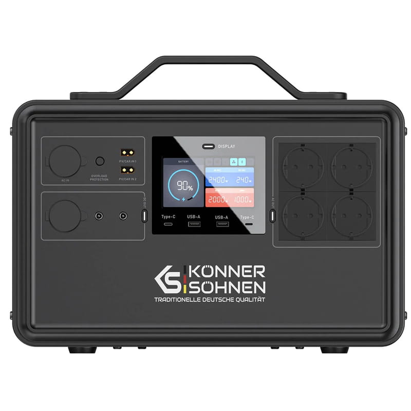 Зарядна станція Konner&Sohnen KS 2400PS 2400W, 2240Wh
