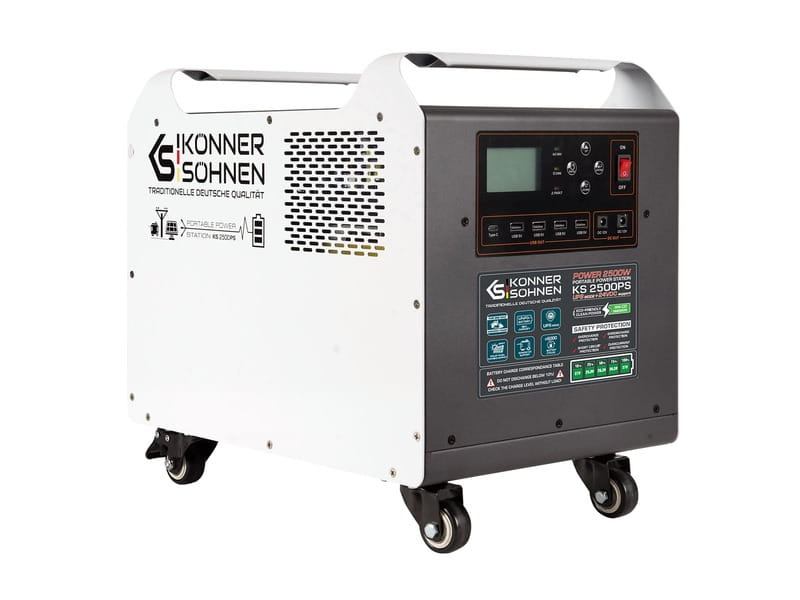 Зарядная станция Konner&Sohnen KS 2500PS 2500W, 2560Wh