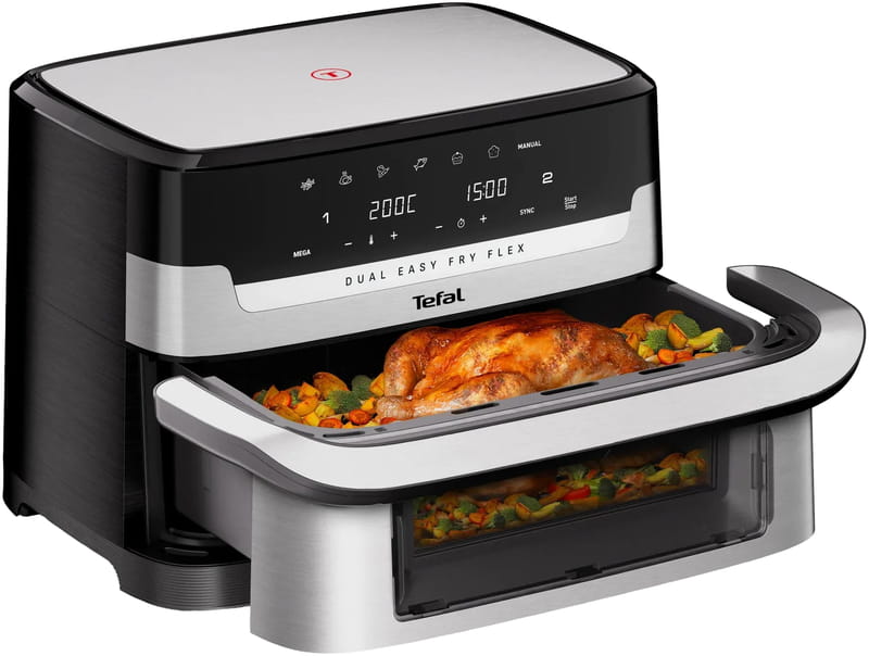 Мультипечь Tefal Dual Easy Fry Flex EY922DE0