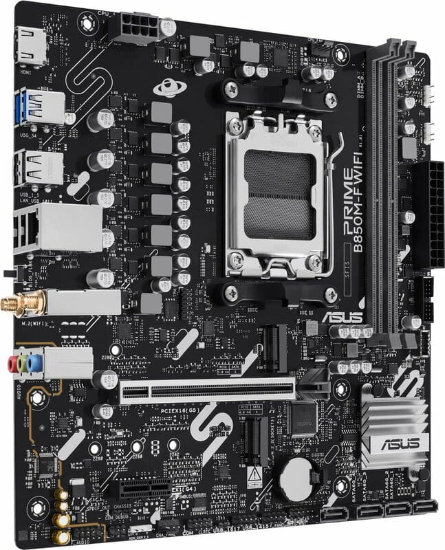 Материнська плата Asus Prime B850M-F WiFi Socket AM5