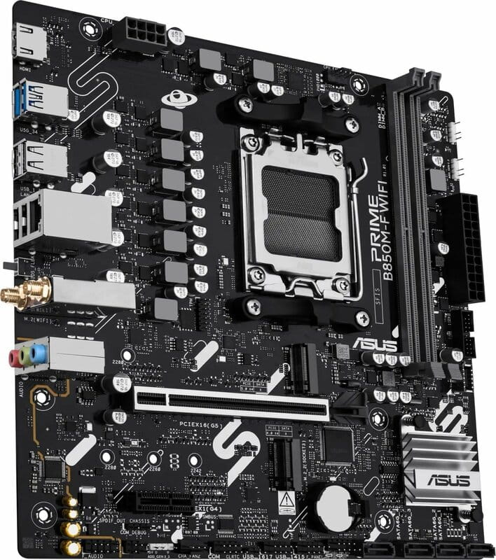 Материнська плата Asus Prime B850M-F WiFi Socket AM5