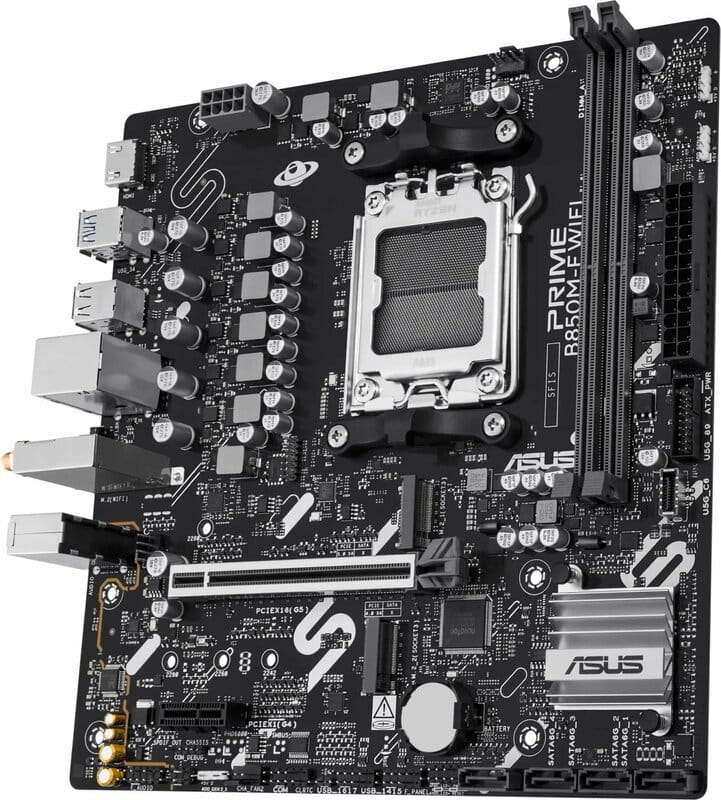 Материнська плата Asus Prime B850M-F WiFi Socket AM5