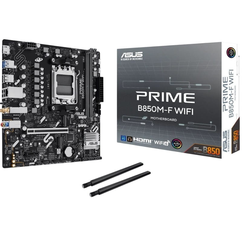 Материнська плата Asus Prime B850M-F WiFi Socket AM5