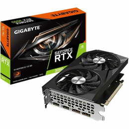 Видеокарта GF RTX 3050 8GB GDDR6 WindForce V2 Gigabyte (GV-N3050WF2V2-8GD)