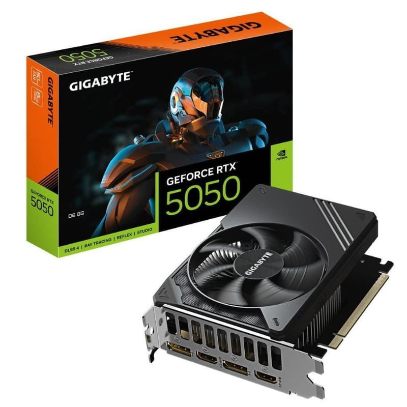 Видеокарта GF RTX 5050 8GB GDDR6 D6 Gigabyte (GV-N5050D6-8GD)