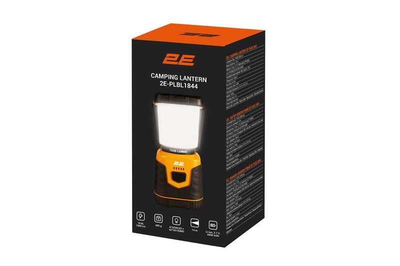 Фонарь 2E, USB-C, 4400мАч, 1000лм, 10Вт, 4 режима освещения, функция Power Bank (2E-PLBL1844)